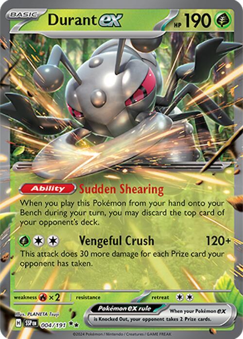 Durant ex (004/191) [Scarlet & Violet: Surging Sparks] | L.A. Mood Comics and Games