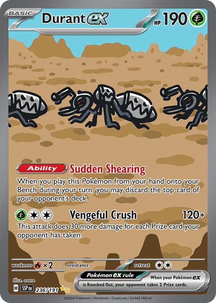 Durant ex (236/191) [Scarlet & Violet: Surging Sparks] | L.A. Mood Comics and Games