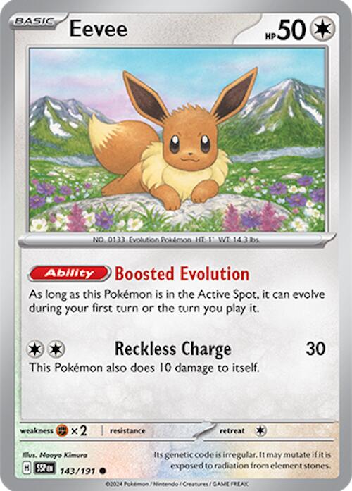 Eevee (143/191) [Scarlet & Violet: Surging Sparks] | L.A. Mood Comics and Games