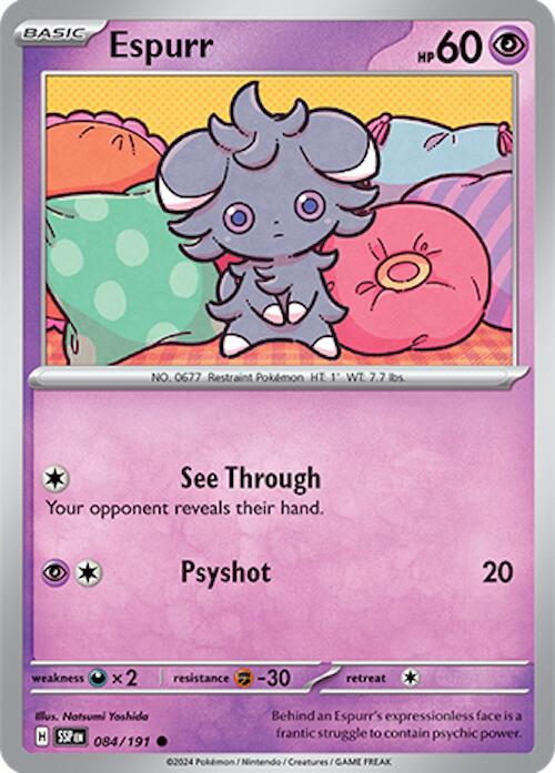 Espurr (084/191) [Scarlet & Violet: Surging Sparks] | L.A. Mood Comics and Games