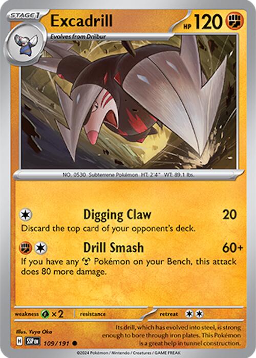 Excadrill (109/191) [Scarlet & Violet: Surging Sparks] | L.A. Mood Comics and Games