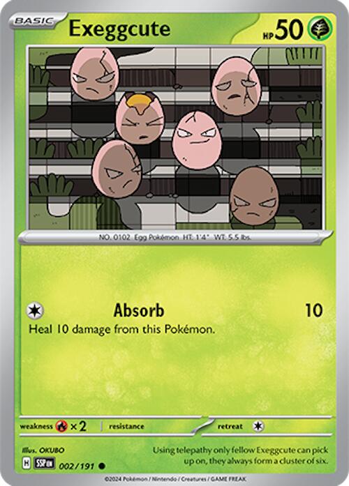 Exeggcute (002/191) [Scarlet & Violet: Surging Sparks] | L.A. Mood Comics and Games