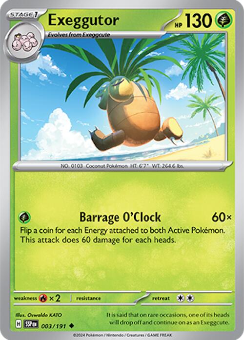 Exeggutor (003/191) [Scarlet & Violet: Surging Sparks] | L.A. Mood Comics and Games