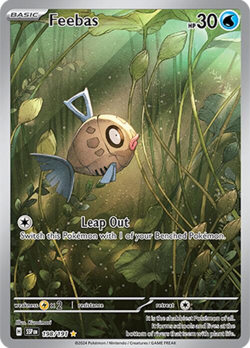 Feebas (198/191) [Scarlet & Violet: Surging Sparks] | L.A. Mood Comics and Games