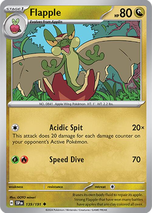 Flapple (139/191) [Scarlet & Violet: Surging Sparks] | L.A. Mood Comics and Games