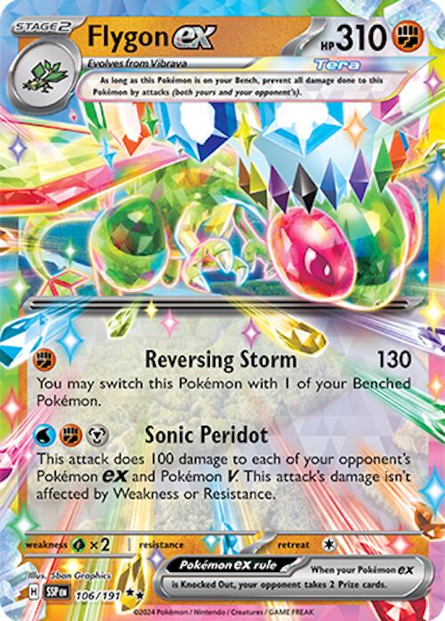 Flygon ex (106/191) [Scarlet & Violet: Surging Sparks] | L.A. Mood Comics and Games