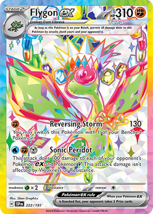 Flygon ex (222/191) [Scarlet & Violet: Surging Sparks] | L.A. Mood Comics and Games