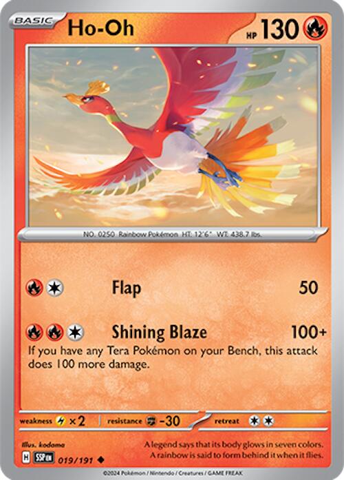 Ho-Oh (019/191) [Scarlet & Violet: Surging Sparks] | L.A. Mood Comics and Games
