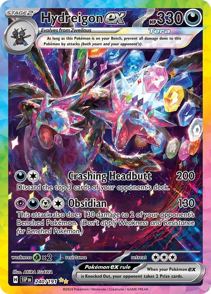 Hydreigon ex (240/191) [Scarlet & Violet: Surging Sparks] | L.A. Mood Comics and Games