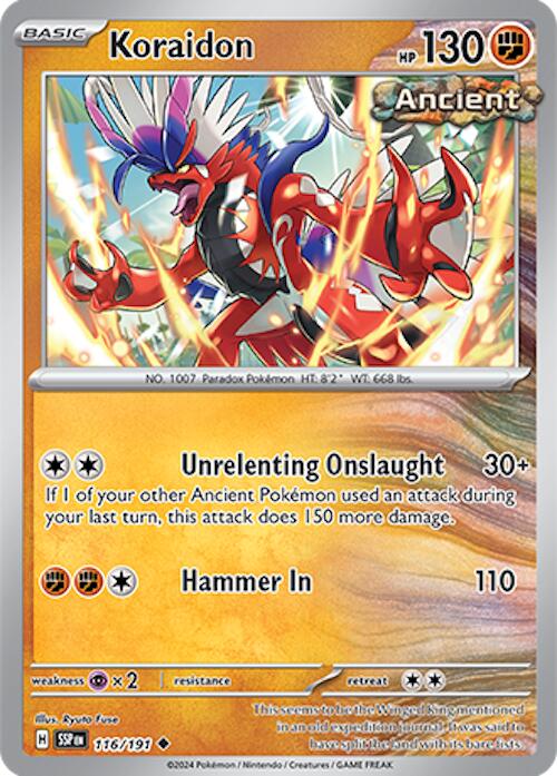 Koraidon (116/191) [Scarlet & Violet: Surging Sparks] | L.A. Mood Comics and Games