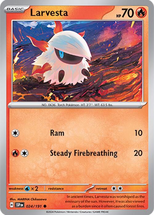 Larvesta (024/191) [Scarlet & Violet: Surging Sparks] | L.A. Mood Comics and Games