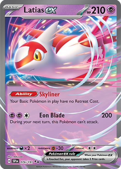 Latias ex (076/191) [Scarlet & Violet: Surging Sparks] | L.A. Mood Comics and Games