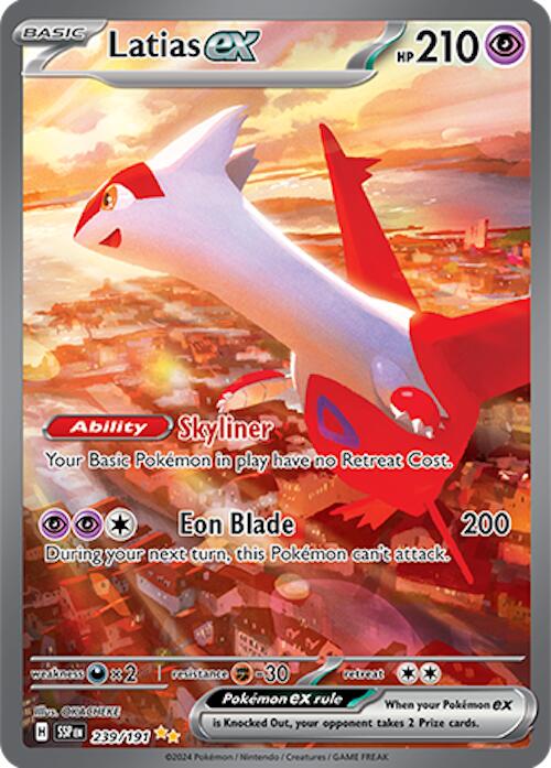 Latias ex (239/191) [Scarlet & Violet: Surging Sparks] | L.A. Mood Comics and Games