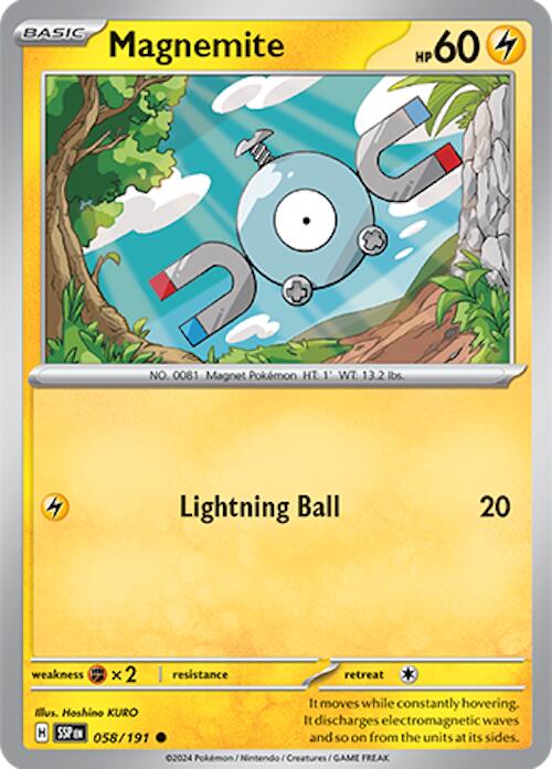 Magnemite (058/191) [Scarlet & Violet: Surging Sparks] | L.A. Mood Comics and Games