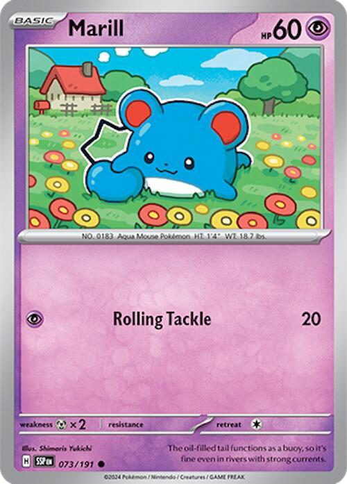 Marill (073/191) [Scarlet & Violet: Surging Sparks] | L.A. Mood Comics and Games