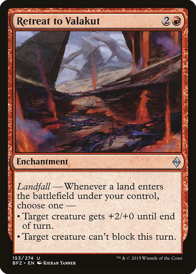 Retreat to Valakut [Battle for Zendikar] | L.A. Mood Comics and Games