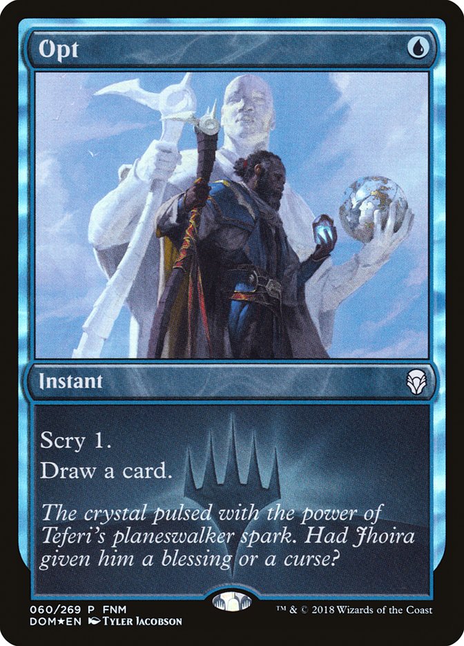 Opt (FNM) [Dominaria Promos] | L.A. Mood Comics and Games