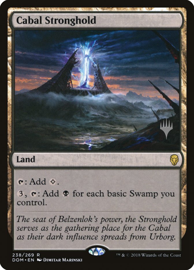 Cabal Stronghold (Promo Pack) [Dominaria Promos] | L.A. Mood Comics and Games