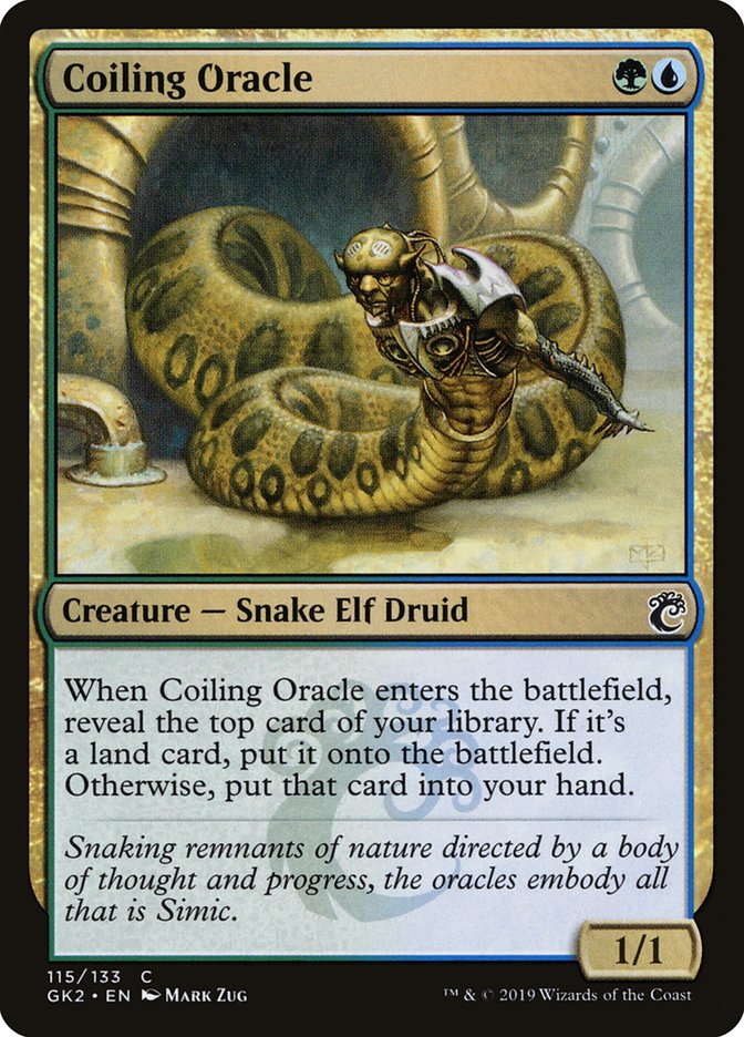 Coiling Oracle [Ravnica Allegiance Guild Kit] | L.A. Mood Comics and Games