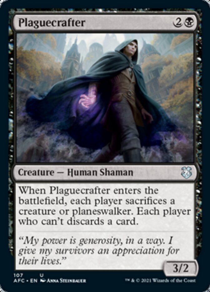 Plaguecrafter [Dungeons & Dragons: Adventures in the Forgotten Realms Commander] | L.A. Mood Comics and Games