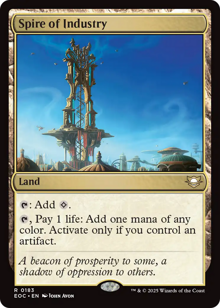 Spire of Industry [Edge of Eternities Commander] | L.A. Mood Comics and Games