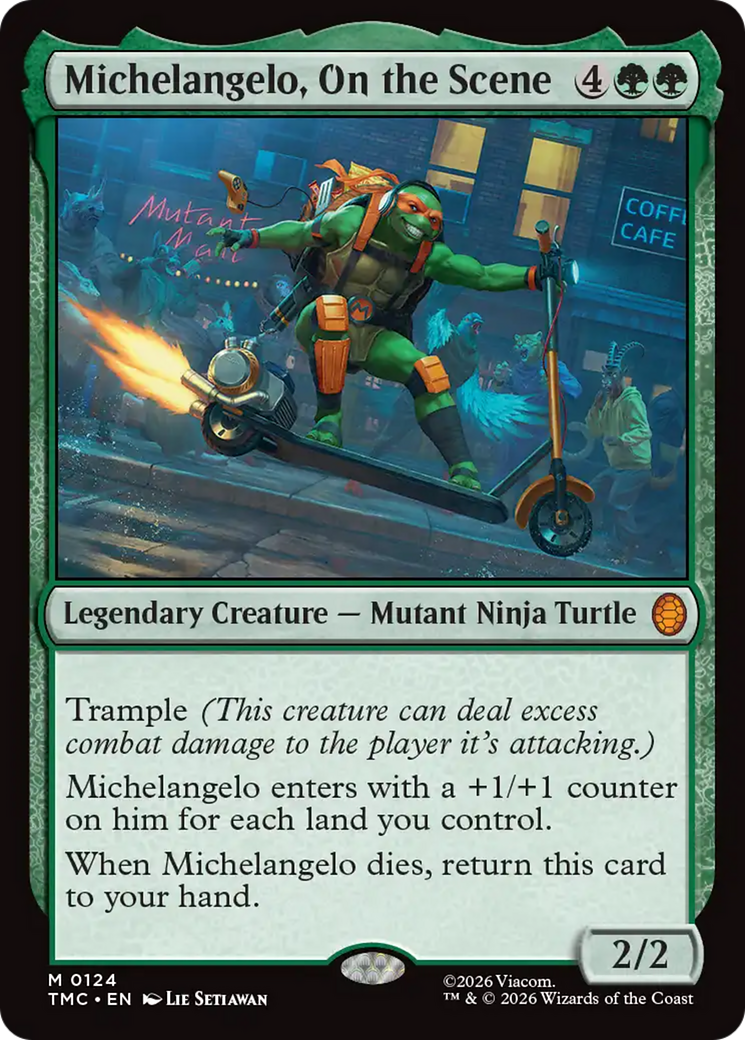 Michelangelo, On the Scene [Teenage Mutant Ninja Turtles Commander] | L.A. Mood Comics and Games