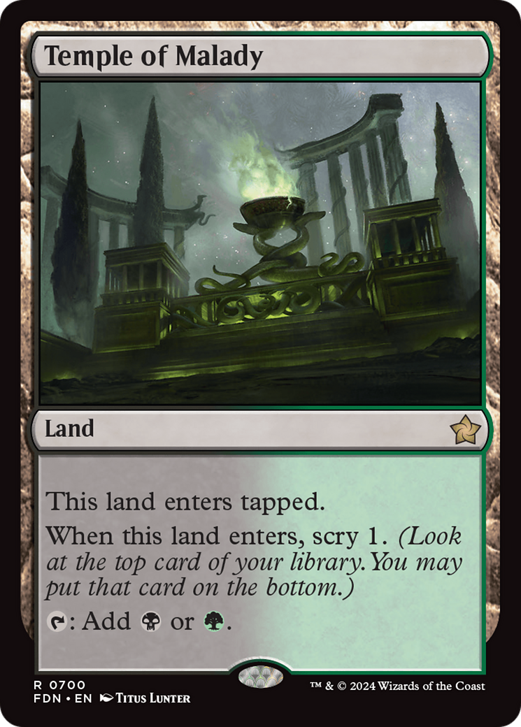 Temple of Malady [Foundations] | L.A. Mood Comics and Games
