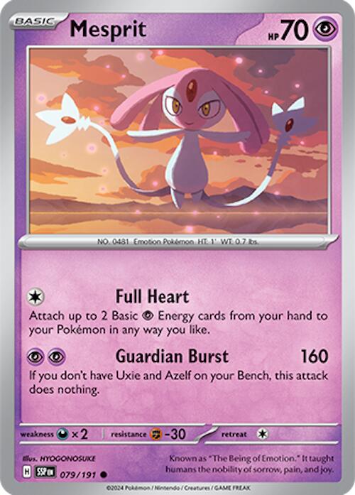 Mesprit (079/191) [Scarlet & Violet: Surging Sparks] | L.A. Mood Comics and Games