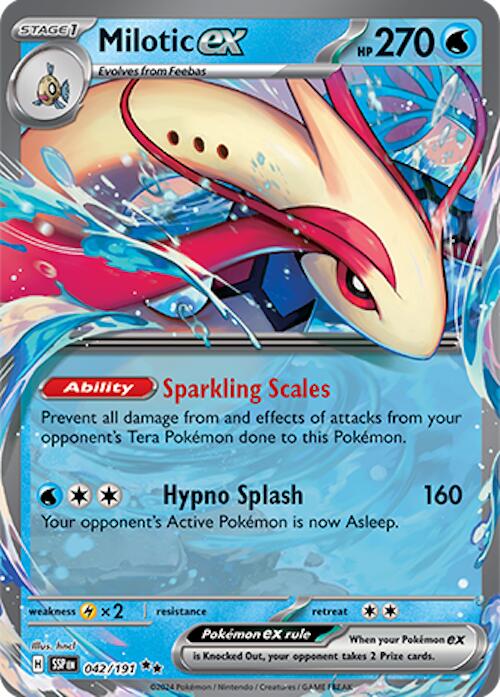 Milotic ex (042/191) [Scarlet & Violet: Surging Sparks] | L.A. Mood Comics and Games