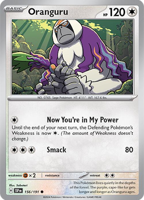 Oranguru (156/191) [Scarlet & Violet: Surging Sparks] | L.A. Mood Comics and Games