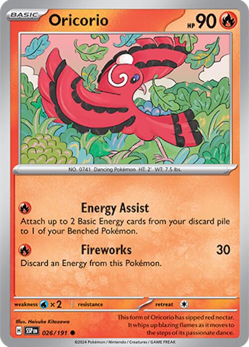 Oricorio (026/191) [Scarlet & Violet: Surging Sparks] | L.A. Mood Comics and Games