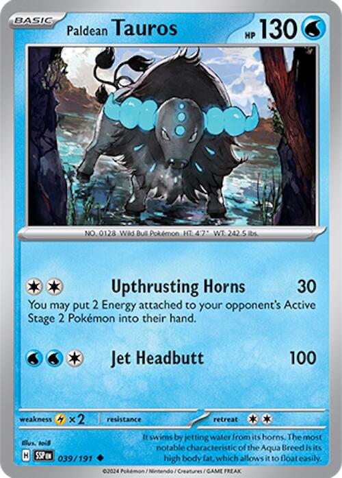 Paldean Tauros (039/191) [Scarlet & Violet: Surging Sparks] | L.A. Mood Comics and Games