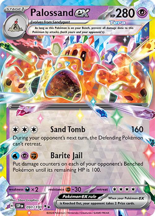 Palossand ex (091/191) [Scarlet & Violet: Surging Sparks] | L.A. Mood Comics and Games