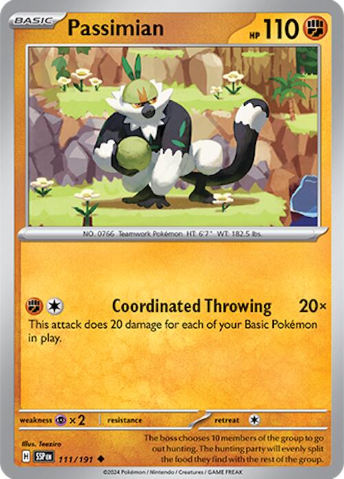 Passimian (111/191) [Scarlet & Violet: Surging Sparks] | L.A. Mood Comics and Games