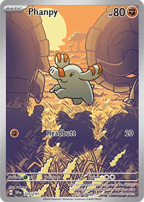 Phanpy (205/191) [Scarlet & Violet: Surging Sparks] | L.A. Mood Comics and Games