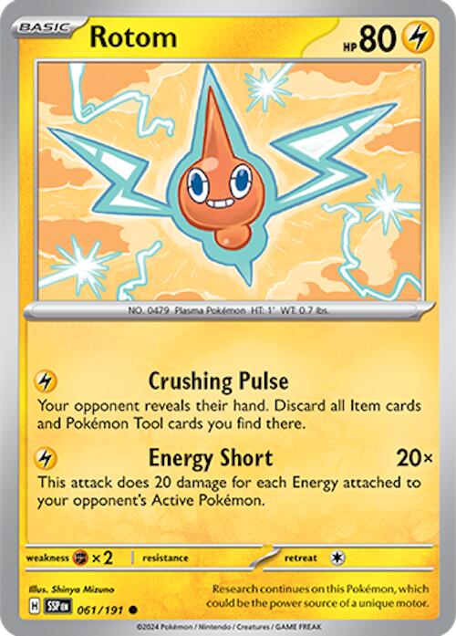 Rotom (061/191) [Scarlet & Violet: Surging Sparks] | L.A. Mood Comics and Games