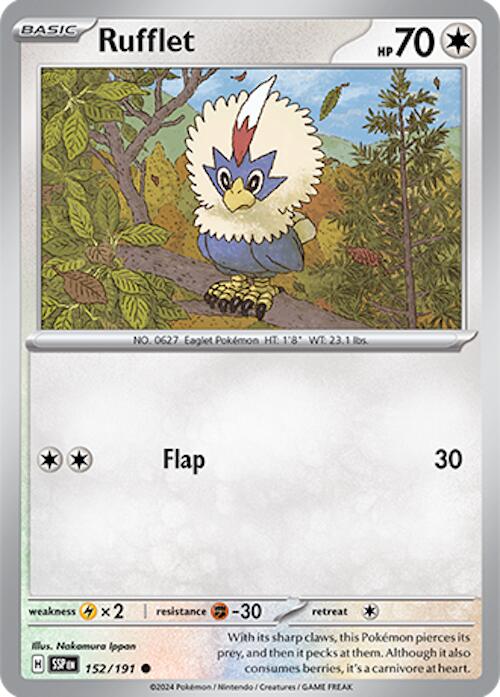 Rufflet (152/191) [Scarlet & Violet: Surging Sparks] | L.A. Mood Comics and Games