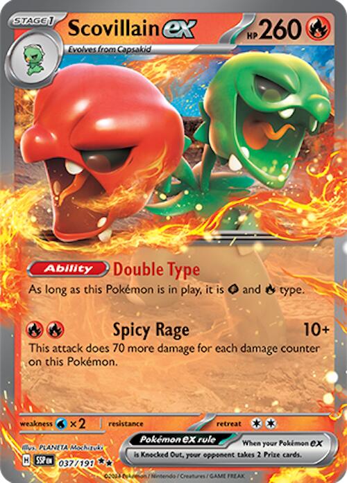 Scovillain ex (037/191) [Scarlet & Violet: Surging Sparks] | L.A. Mood Comics and Games
