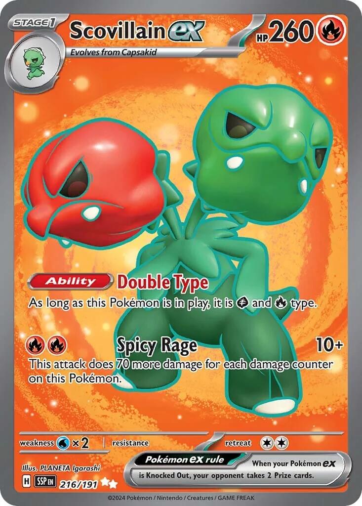 Scovillain ex (216/191) [Scarlet & Violet: Surging Sparks] | L.A. Mood Comics and Games