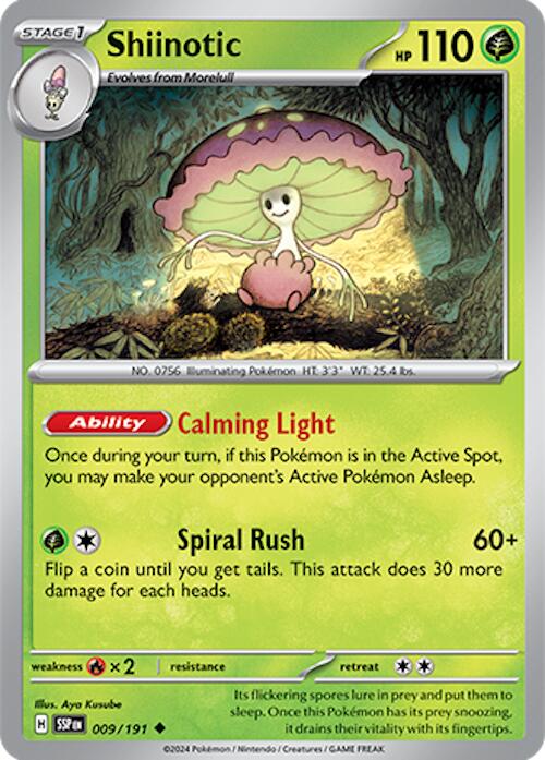 Shiinotic (009/191) [Scarlet & Violet: Surging Sparks] | L.A. Mood Comics and Games