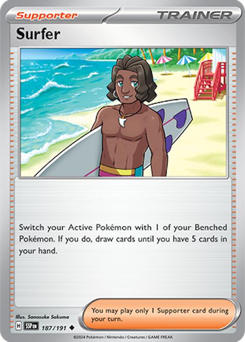 Surfer (187/191) [Scarlet & Violet: Surging Sparks] | L.A. Mood Comics and Games