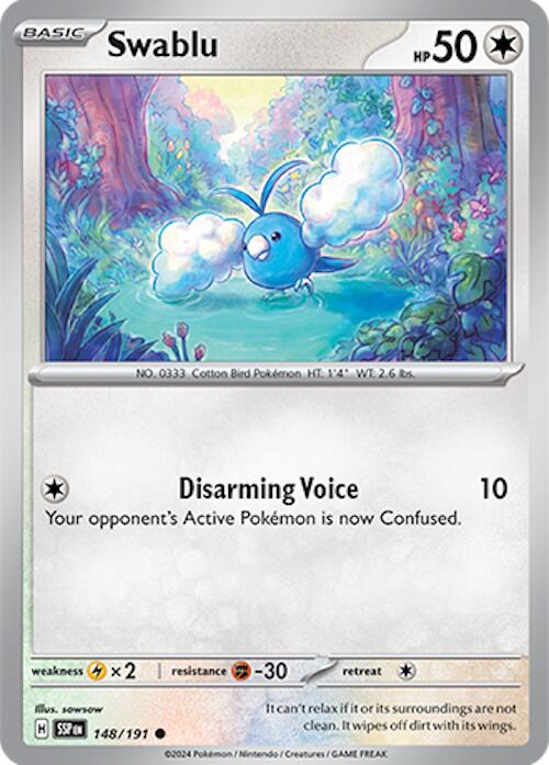 Swablu (148/191) [Scarlet & Violet: Surging Sparks] | L.A. Mood Comics and Games
