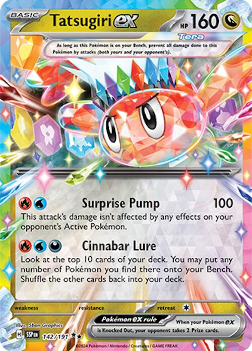 Tatsugiri ex (142/191) [Scarlet & Violet: Surging Sparks] | L.A. Mood Comics and Games