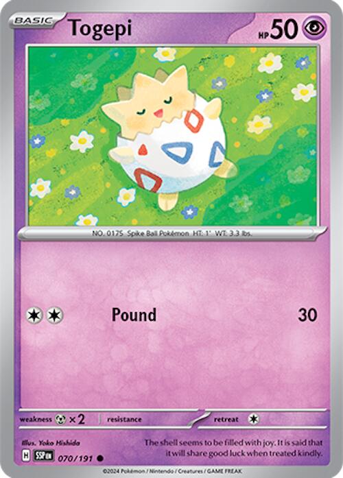 Togepi (070/191) [Scarlet & Violet: Surging Sparks] | L.A. Mood Comics and Games