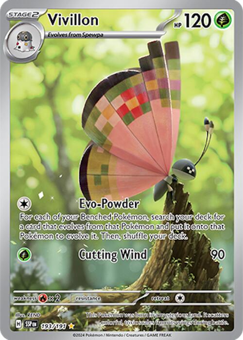 Vivillon (193/191) [Scarlet & Violet: Surging Sparks] | L.A. Mood Comics and Games