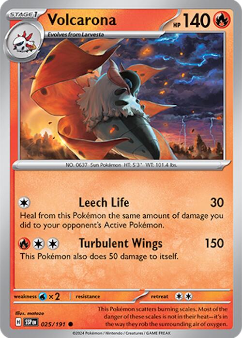 Volcarona (025/191) [Scarlet & Violet: Surging Sparks] | L.A. Mood Comics and Games
