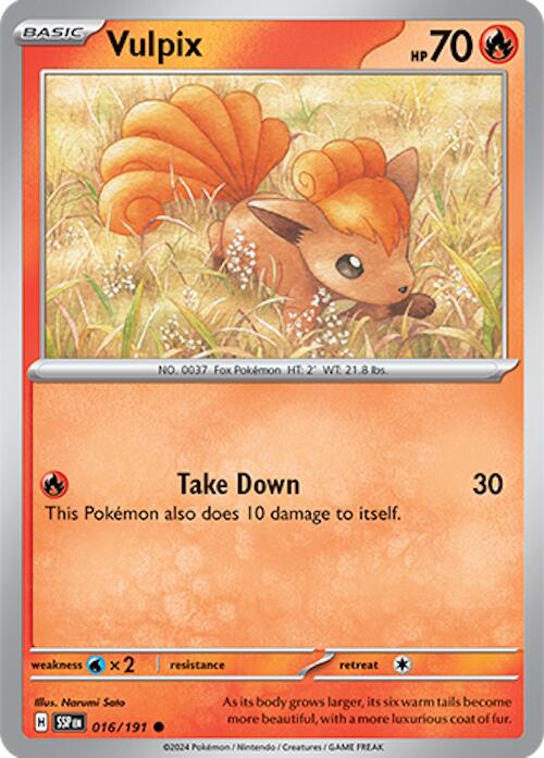 Vulpix (016/191) [Scarlet & Violet: Surging Sparks] | L.A. Mood Comics and Games