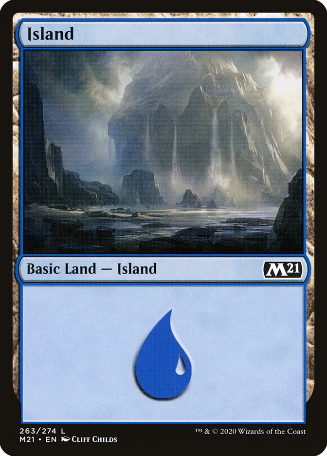 Island (263) [Core Set 2021] | L.A. Mood Comics and Games