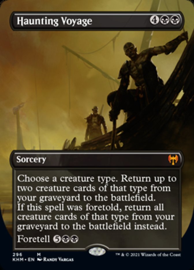 Haunting Voyage (Borderless Alternate Art) [Kaldheim] | L.A. Mood Comics and Games