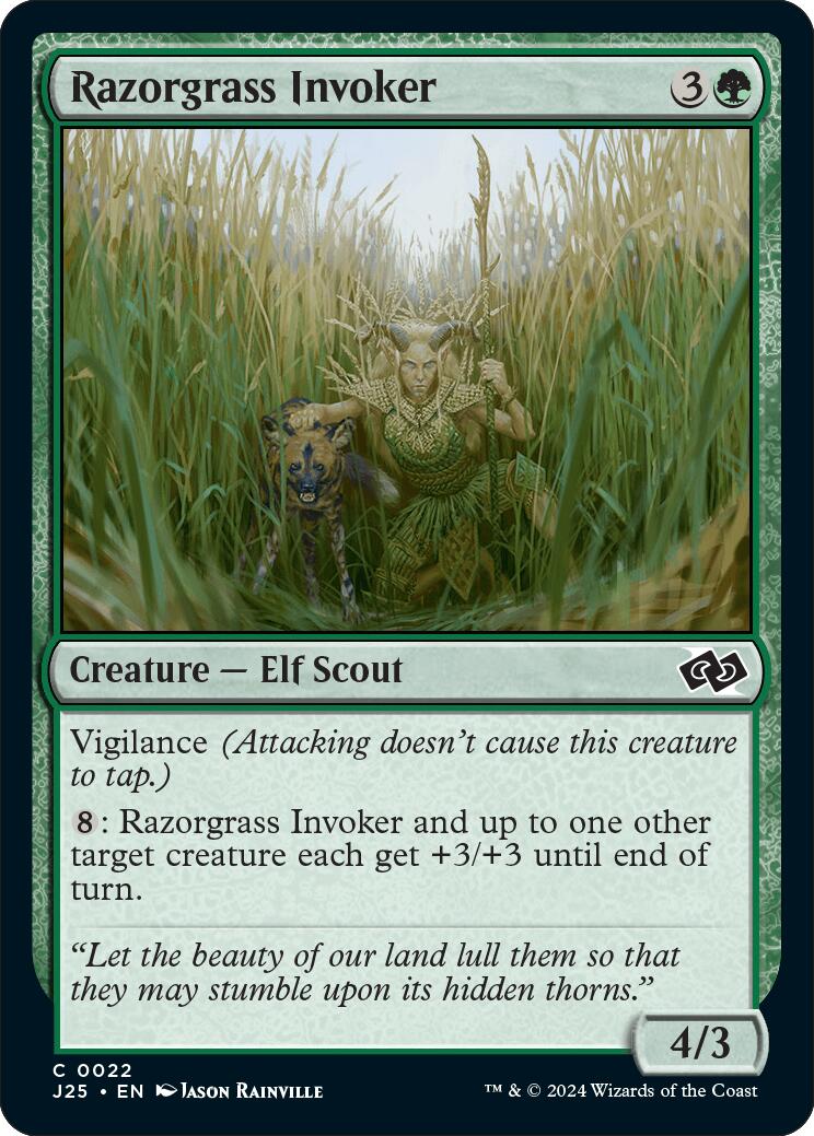 Razorgrass Invoker [Foundations Jumpstart] | L.A. Mood Comics and Games